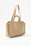 Women's Makeup Bag with Magnet Closure Hand and Women's Shoulder Bag - 2