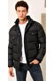 Montolivo Men's Filled Black Coat