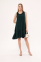 Women's Emerald Sleeveless Skirt Ruffle Dress Arm-18Y 001156 - 3