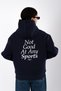 Any Sports Relaxed Fit Hoodie for Women - Navy Blue - 2