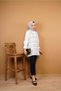 Women's Dotted Tweed Sweater Black - 2
