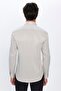 Men's Modern Fit Slim Fit Cotton Plain Satin Gray Shirt - 5