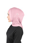 Striped Sports Cross Bonnet - Pink - (St298), (Id 7829836) - 3
