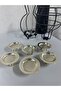Stainless Steel Luxury Coffee Side Silver Turkish Delight Set of 6