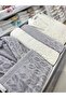 Hazal 8 Piece Family Bathrobe Set Grey-cream - 3