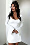 Diver Fabric Spanish Sleeve Dress