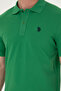 Men's Slim Fit Polo Neck Green Basic T-Shirt 50279573-Vr054 - 7