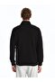 Lcwaikiki Classic New Black Stand Collar Long Sleeve Men's Sweatshirt - 5