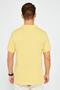 Men's Slim Fit Slim Fit 100% Cotton Plain Pique Yellow Polo Collar T-Shirt - 5