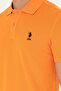Men's Slim Fit Polo Neck Orange Basic T-Shirt 50279613-Vr051 - 7