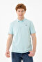 Men's Water Green Basic T-Shirt 50284641-Vr083