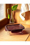 Modena Rectangular Borosilicate Glass Storage Container with Lid - 1000ML