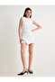 Sleeveless Mini Dress with Asymmetrical Fold Detail