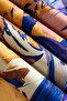 90X90 cm Soft Women's Scarf - Digital Printed Brush Pattern - 4