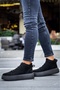 Le10 Lace-Up Men's High Black Sole Black Suede Sports Boots - 3