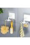360 °   Rotating Multi-Purpose Adhesive White Bathroom & Kitchen Hanger – Organizer, Cup and Jewelry Hanger - 2