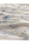 King Size Tiny 100% Cotton Ranforce Printed Duvet Cover Set - Blue - 6