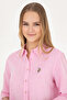 Women's Salmon Long Sleeve Basic Shirt 50283991 -Vr047 - 3