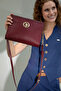 Claret Red Handle Women's Bag - 50280399 -vr014 - 2