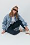 High Waist Cuffed Leg Jogger Sweatpants 811 Smoked - 5