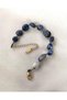 Bracelet Natural Sodalite Stone 316L Tarnish Resistant Steel Genuine Beaded Women Men Bracelet - 4