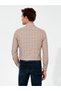 Khaki Slim Fit Long Sleeve Shirt 50255589-Vr027 - 5