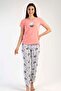 Short Sleeve Pajama Set Pink-441020