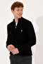 Men's Black Basic Knitwear Cardigan 50251875-Vr046 - 3