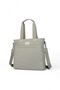 Canvas Gray Women's Shoulder Bag Smk Kn-1309 - 2