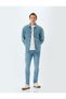 Buttoned Standard Waist Skinny Fit Jeans - Michael Jean - 2