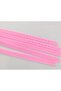 Bracelet Set of 5 Silicone Pink 08 mm Adjustable Bracelet with Charm Attachment - 2
