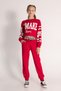 10-15 Years Girl's Crop Sweat and Sweatpants 3-Piece Set