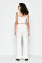 Slit Flared Sweatpants 741 Ecru - 5