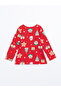 Lcwk Crew Neck Printed Girl's Pajamas Set - 4