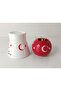 Salt Shaker Toothpick Holder Ceramic Figurine Table Ornament Turkish Flag Moon Star Gift - 4