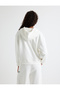 Hooded Oversize Sweatshirt Zippered Printed Pocket - 4