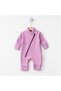 Newborn Girl and Boy Baby Winter Fleece Jumpsuit with Zipper and Stand Collar Sports Jumpsuit Newborn Baby Set