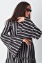 Pareo Beach Dress 22329 Black/Striped - 3