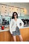 Women's Front Lace-Up Knitwear Cardigan - 3