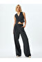 Standard Waist Striped Palazzo Pants with Pockets