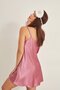 005 Women's Satin Nightgown Dusty Rose - 2