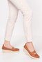 Plus-plus014-14153-7 Genuine Leather Orthopedic Women's Tan Shoes - 2
