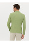 Green Slim Fit Wool Linen Blended Jacket 50264777 -Vr087 - 5