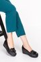 Plus-plus014-14129 Genuine Leather Orthopedic Women's Platform Heel Shoes - 5