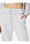 Oversize Sweatpants with Wide Legs, Tie-Waist, and Ruffle Detail - 5