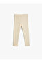 Baby Girl Leggings Beige 5Wmg40003Ak - 2