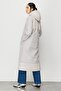 M/C Sportive Full Padded Garni Detailed Sports Coat - Silver - 7