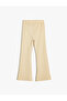 Spanish Style Trousers Slim Fit Elastic Waist Tweed Cotton - 2