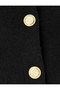Tweed Cardigan Crew Neck Buttoned Long Sleeve - 6