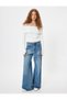 Madonna Collar Off-The-Shoulder Sweater Long Sleeve Slim Fit Textured